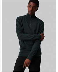 Calvin Klein - Merino Rws Quarter Zip - Lyst