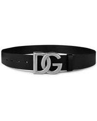 Dolce & Gabbana - Interlock 40mm Belt - Lyst