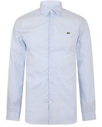Lacoste - Long-Sleeve Oxford Shirt - Lyst