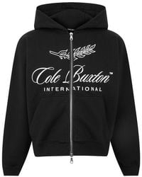 Cole Buxton - Logo Cotton International Zipped Hoodie - Lyst