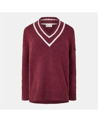 Moncler - Knitted Crew Neck Jumper - Lyst