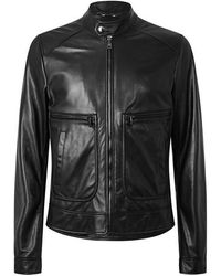 Dolce & Gabbana - Dg Dna Leather Jkt Sn63 - Lyst