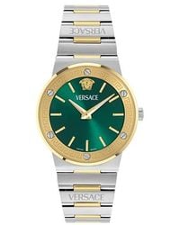 Versace - Greca Logo Aereo Watch - Lyst