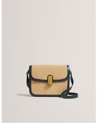 Ted Baker - Raffia Cross Body Bag - Lyst
