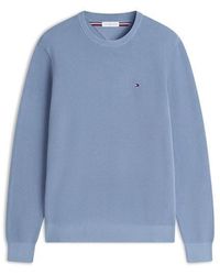 Tommy Hilfiger - Ribbed Crew Neck Jumper - Lyst