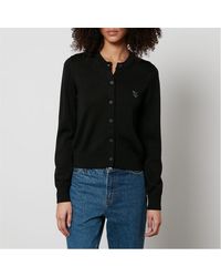 Maison Kitsuné - Bold Fox Head Patch Regular Cardigan - Lyst