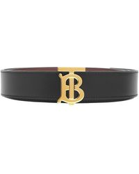 Burberry - Monogram Motif Leather Belt - Lyst