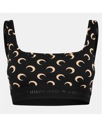 Marine Serre - Jersey Bralettes - Lyst