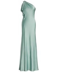 Ralph Lauren - Satin Charmeuse One-Shoulder Gown - Lyst