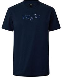 Fendi - Embroid Tee Sn63 - Lyst