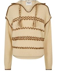 Isabel Marant - Romera Jumper Knitted Hoodie - Lyst