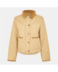 Burberry - Oldham Diamond Quilted Insulated Quilted Jacket - Lyst
