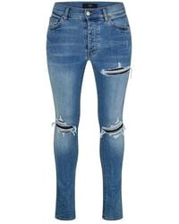 Amiri - Mx-1 Distressed Jeans - Lyst