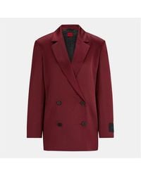 HUGO - Aboma Lightweight Tailored Fit Blazer - Lyst