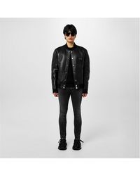 Dolce & Gabbana - Leather Varsity Jacket - Lyst