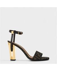 Fendi - Delfina High Heeled Sandals - Lyst