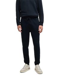 BOSS - Sestart Closed Hem Fleece Trousers - Lyst