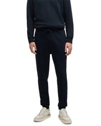 BOSS - Sestart Closed Hem Fleece Trousers - Lyst