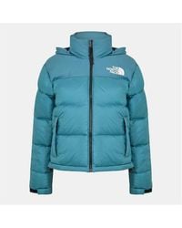 The North Face - 1996 Retro Nuptse Water Resistant Goose Down Short Puffer Jacket - Lyst