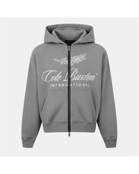 Cole Buxton - Logo Cotton International Zipped Hoodie - Lyst