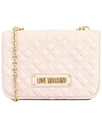 Love Moschino - Super Quilted Chain Shoulder Bag - Lyst