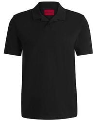 HUGO - Dimerspolo Stretch Cotton Polo Shirt - Lyst