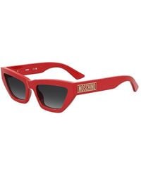 Moschino - Cat Eye Round Sunglasses - Lyst