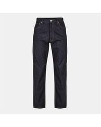Prada - Western Structured Straight Leg Jeans - Lyst