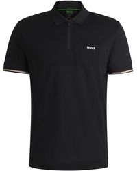BOSS - Philix Pima Cotton Short Sleeve Polo Shirt - Lyst