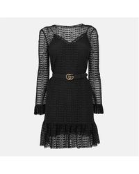 Gucci - Lovelight Structured Mini Dress - Lyst