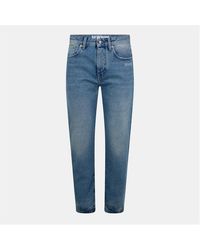 Off-White c/o Virgil Abloh - Mid-Rise Straight Leg Jeans - Lyst