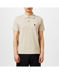 Ami Paris - Ami De Coeur Polo Shirt - Lyst