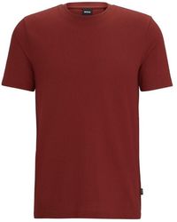 BOSS - Tiburt Bubble Jacquard Structure T-Shirt - Lyst