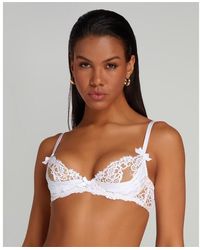 Agent Provocateur - Dioni Plunge Underwired Bra - Lyst