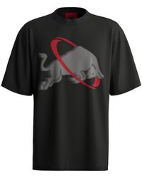 Hugo x RB - Signature Bull Motif Oversized T-shirt - Lyst