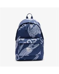 Lacoste - All Over Print Backpack - Lyst
