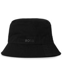 BOSS - Bucket Hat With Logo Detail (Finnian) - Lyst