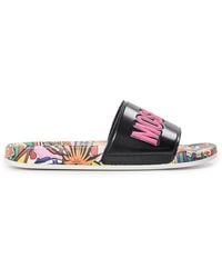 Moschino - Slider Slippers - Lyst