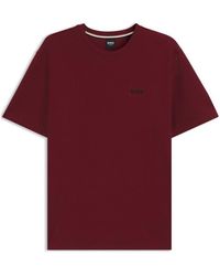 BOSS - Bodywear Waffle T-Shirt With Structured Design - Lyst