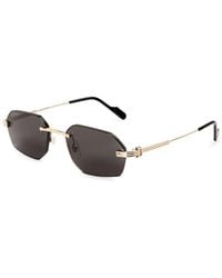 Cartier - Ct0616S Hexagon Sunglasses - Lyst