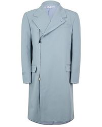 Off-White c/o Virgil Abloh - Embroidered Double Wool Skate Zip Coat, Embroidered Design - Lyst