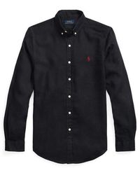 Polo Ralph Lauren - Linen Long Sleeve Shirt - Lyst