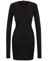HUGO - Kemila Cut Out Dress - Lyst