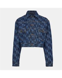 Vivienne Westwood - Viv Logo Structured Jean Jacket - Lyst