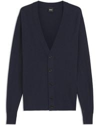 BOSS - X Beckham Relaxed-Fit Cardigan - Lyst