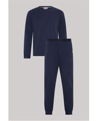 Ted Baker - Waffle Long Sleeve Top And Jogger Set - Lyst