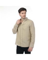 GANT - Regular Ut Garment Dyed Linen Shirt - Lyst