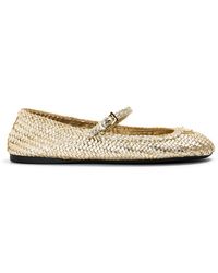 Prada - Woven Ballet Pumps - Lyst