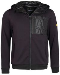 Barbour - Racer Hooded Quilted Sweatshirt - Lyst