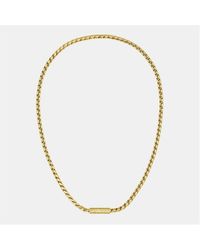 BOSS - Doran Light Ip Necklace - Lyst